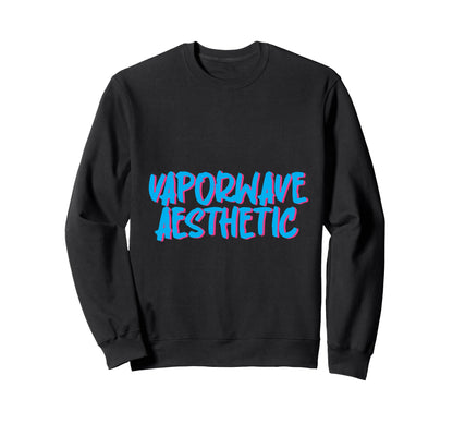 Vaporwave Aesthetic Japanese Synth Sweatshirt - Unique Graphic Unisex - T-Shirt, Sweatshirt, Hoodie