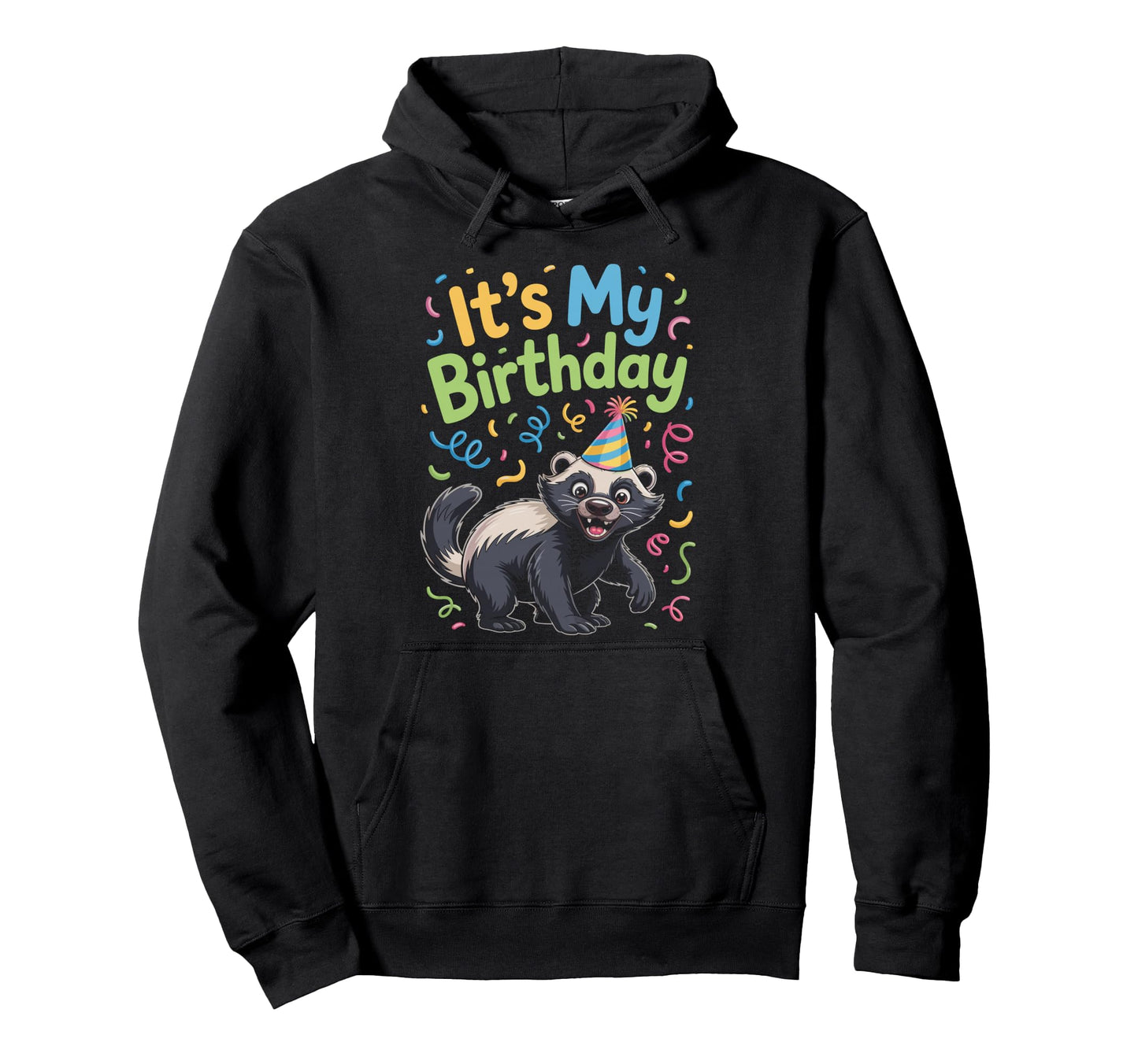 Its My Birthday Groovy Rainbow Vibes Hoodie - Streetwear Style Unisex - T-Shirt, Sweatshirt, Hoodie