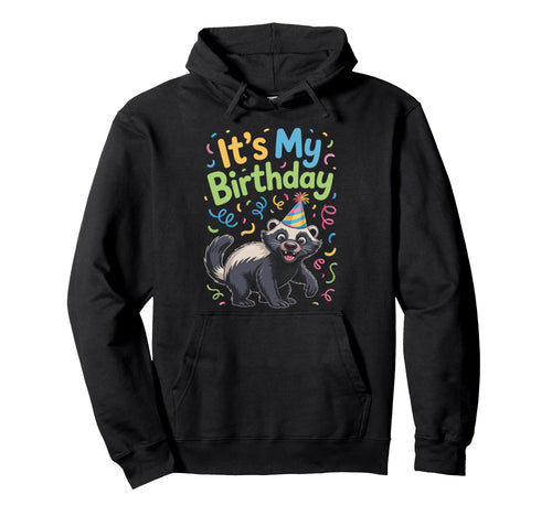 Its My Birthday Groovy Rainbow Vibes Hoodie - Streetwear Style Unisex - T-Shirt, Sweatshirt, Hoodie
