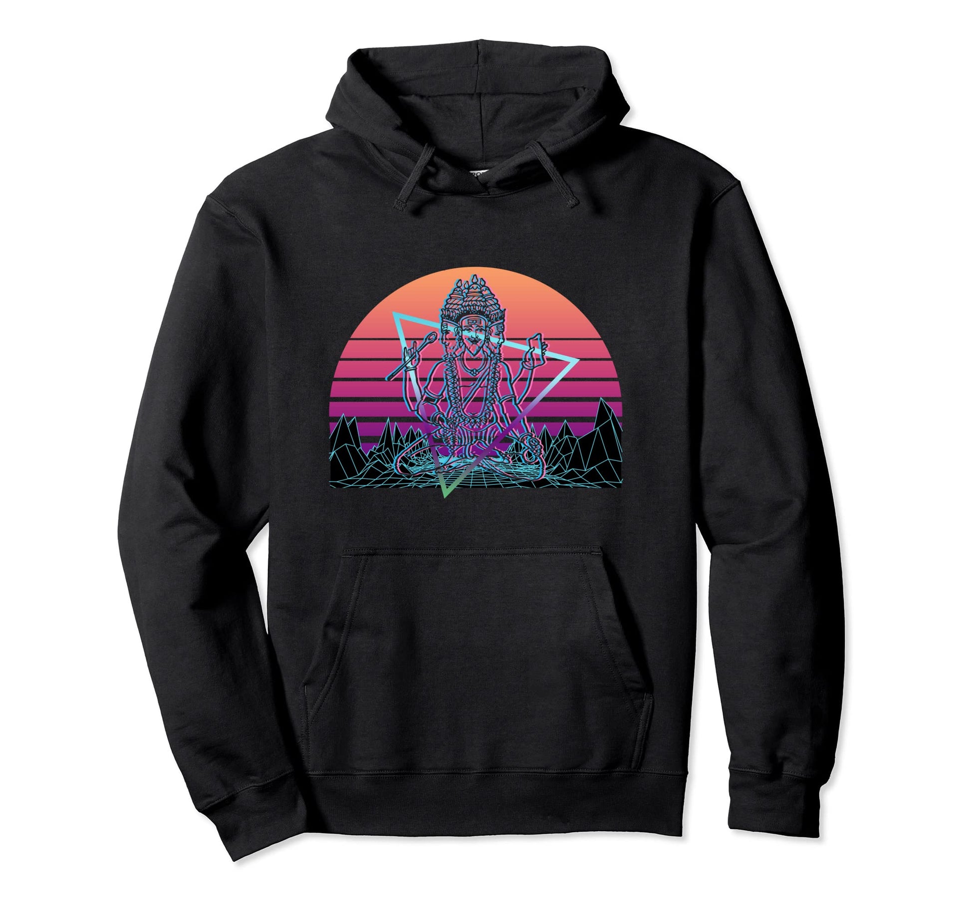Brahma Hindu God Ancient Hindu Hoodie - Unique Graphic for Adults - T-Shirt, Sweatshirt, Hoodie