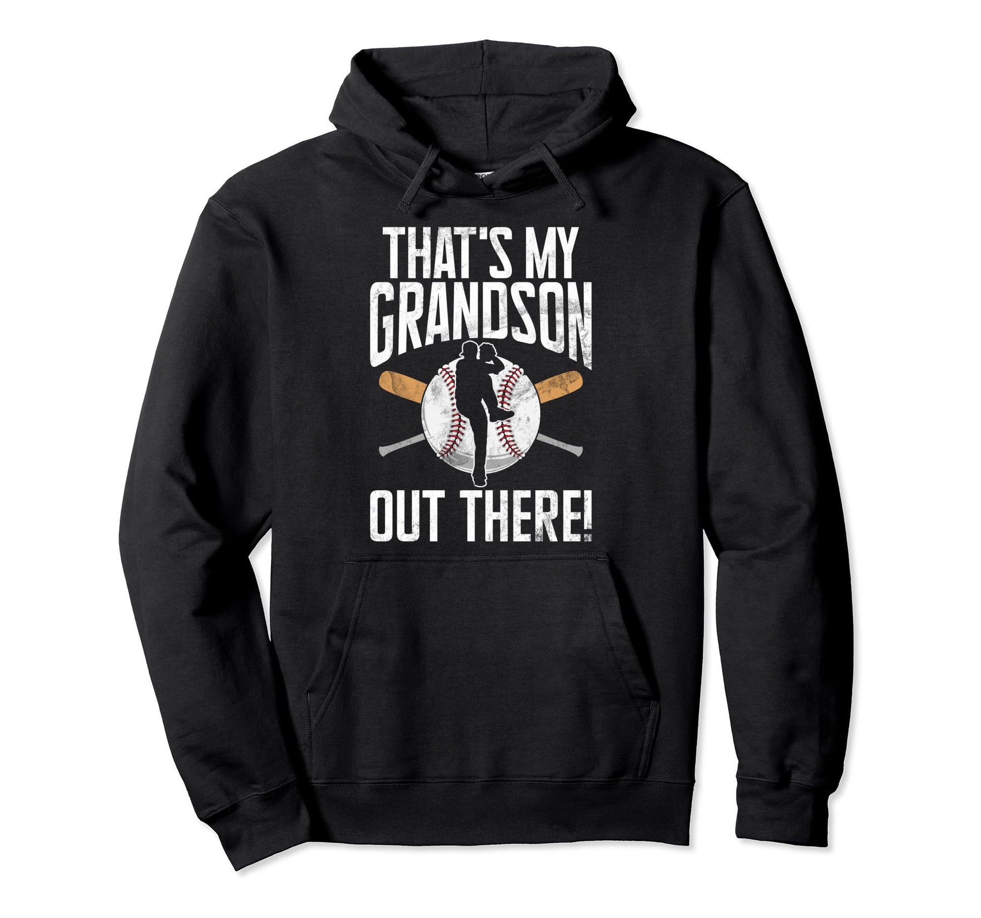 Thats My Grandson Out There Grandpa Hoodie - Minimalist Print Men Women - T-Shirt, Sweatshirt, Hoodie