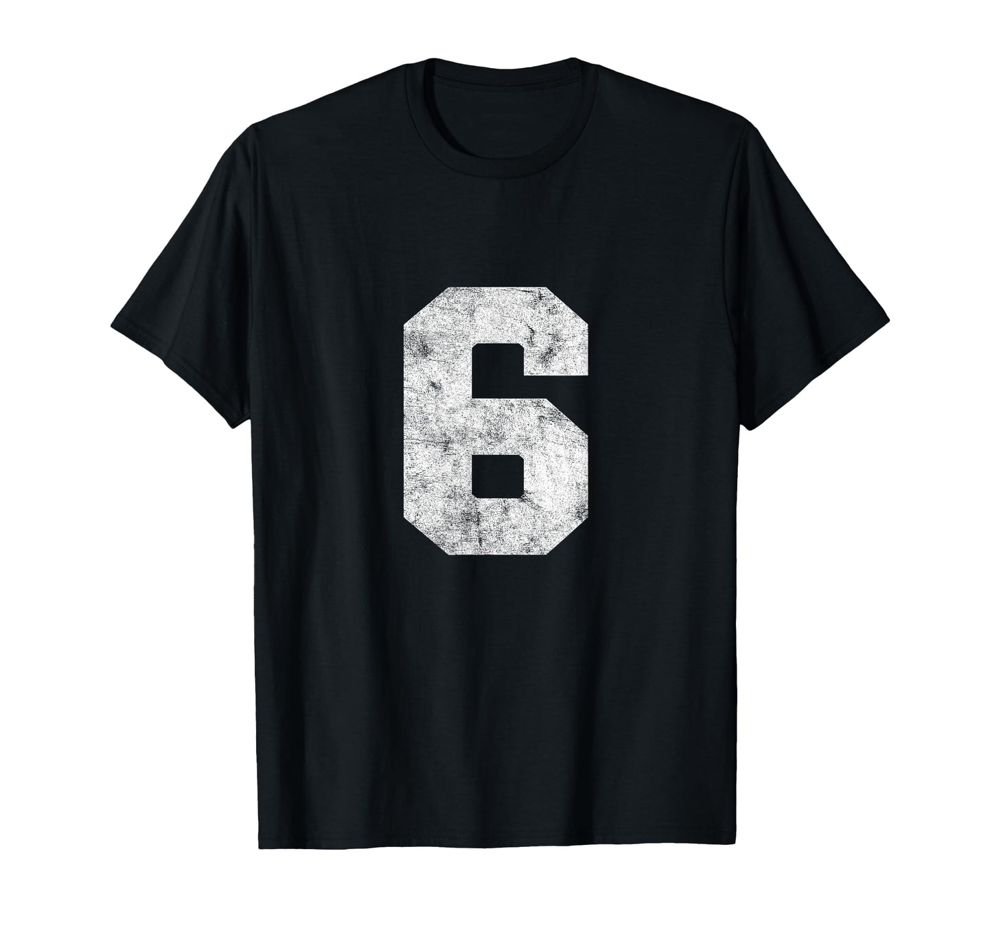Lucky Number 6 Birthday Sports Player T-Shirt - Graphic Print Men Women - T-Shirt, Sweatshirt, Hoodie