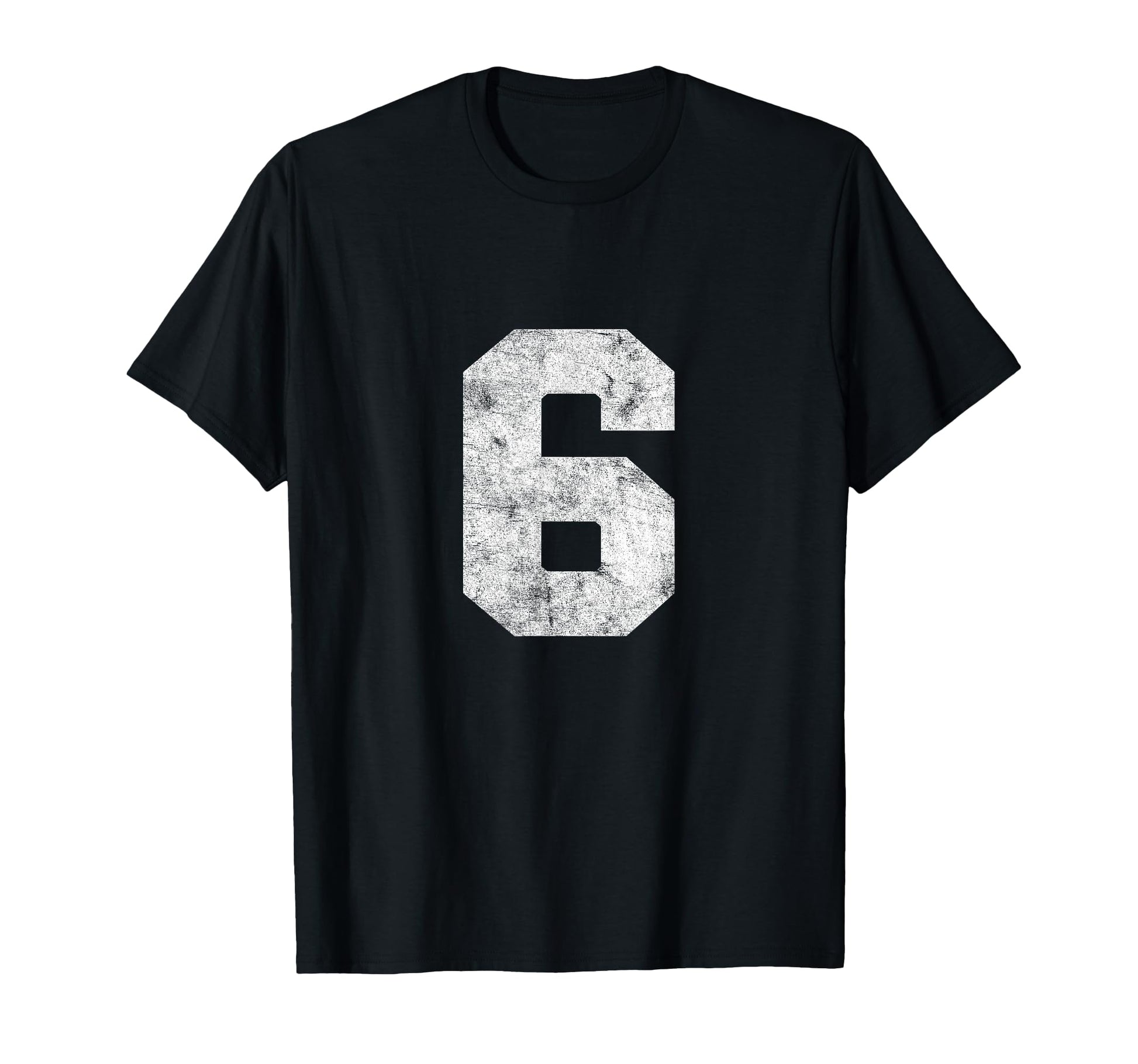 Lucky Number 6 Birthday Sports Player T-Shirt - Graphic Print Men Women - T-Shirt, Sweatshirt, Hoodie