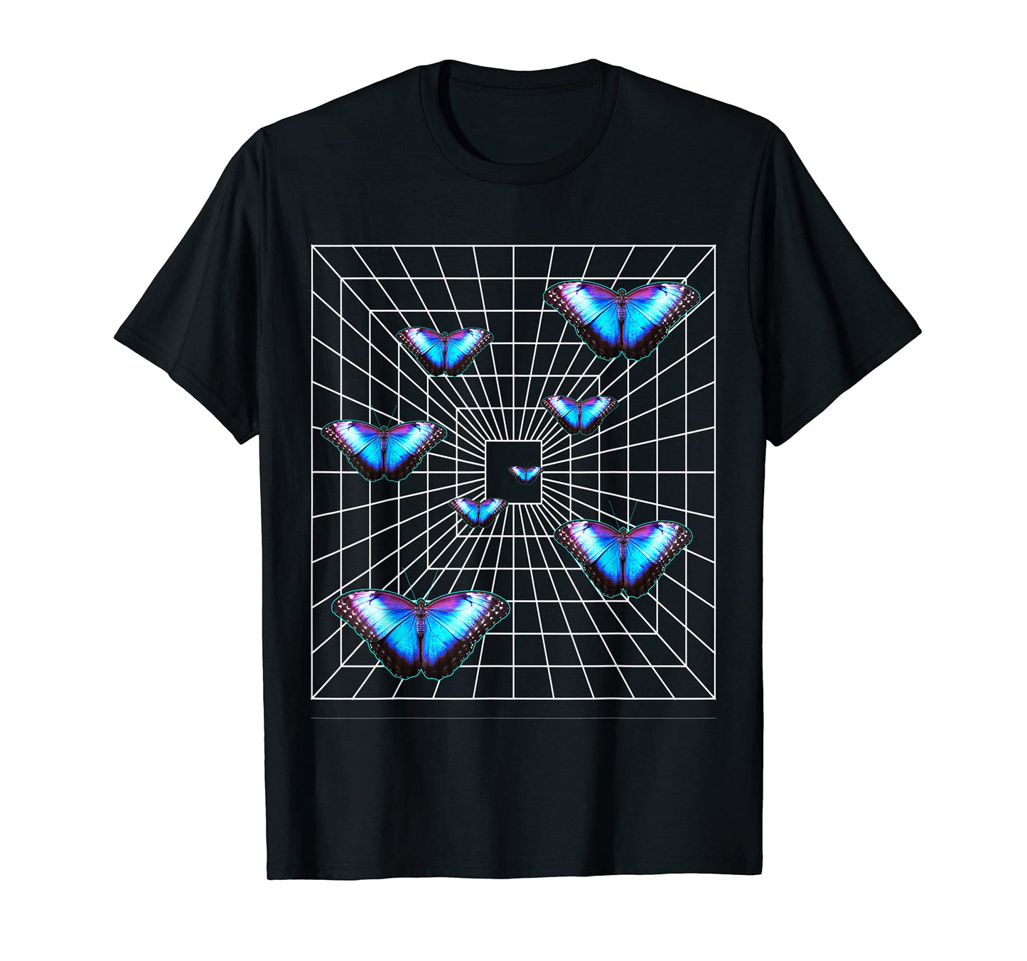 Butterfly Japanese Streetwear 80S T-Shirt - Fun Novelty Design Men Women - T-Shirt, Sweatshirt, Hoodie