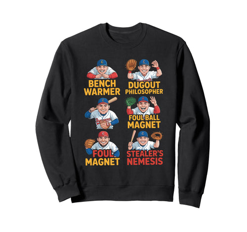 Funny Baseball Field Diagram Why Sweatshirt - Unique Graphic Unisex - T-Shirt, Sweatshirt, Hoodie