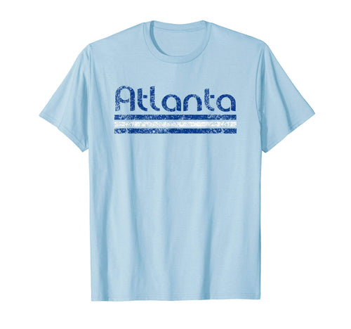 Atlanta Georgia Weathered Stripe T-Shirt - Unique Graphic Men Women - T-Shirt, Sweatshirt, Hoodie