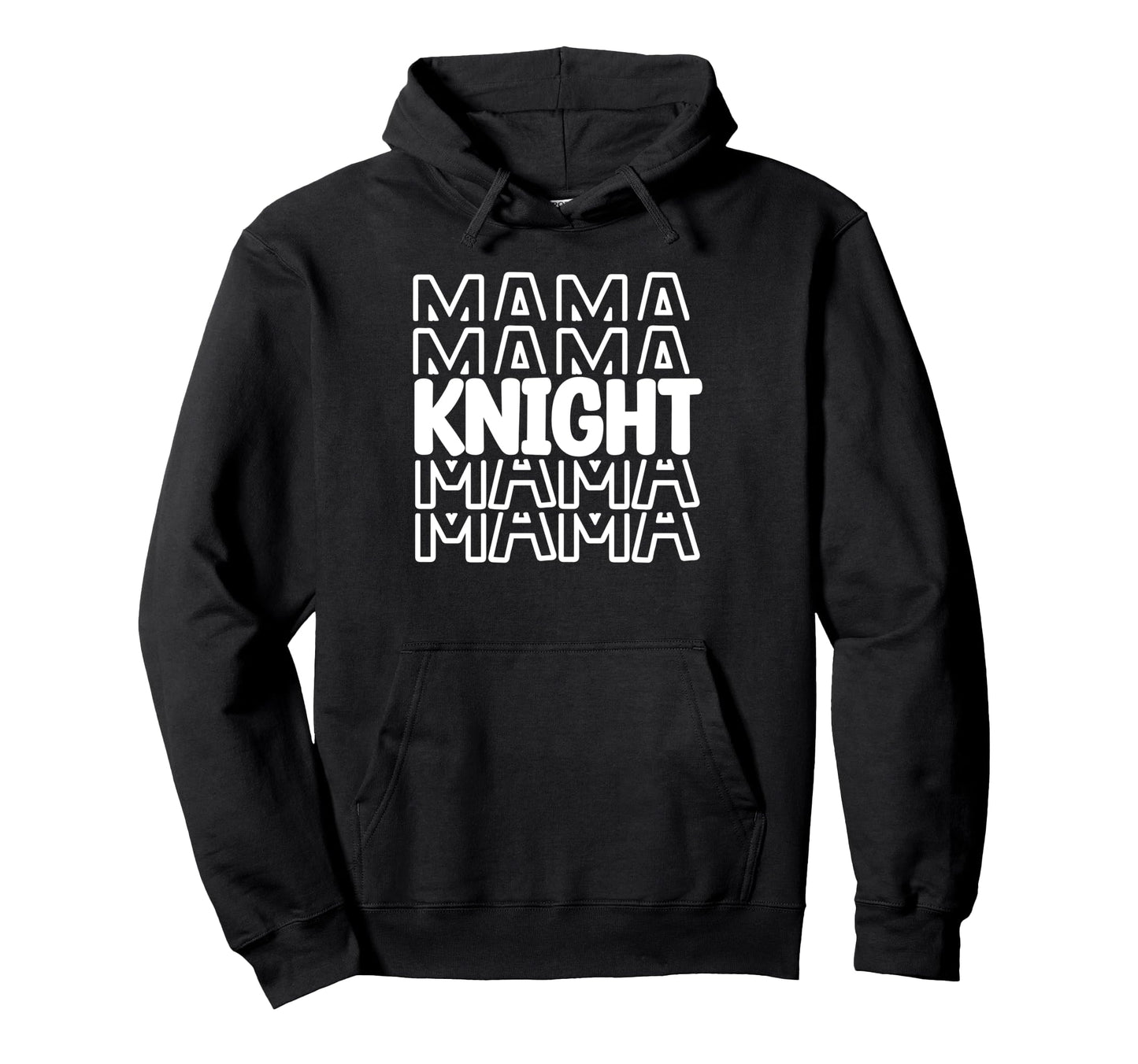 Knight Mama School Mascot Mom Parent Game Hoodie - Graphic Print Men Women - T-Shirt, Sweatshirt, Hoodie