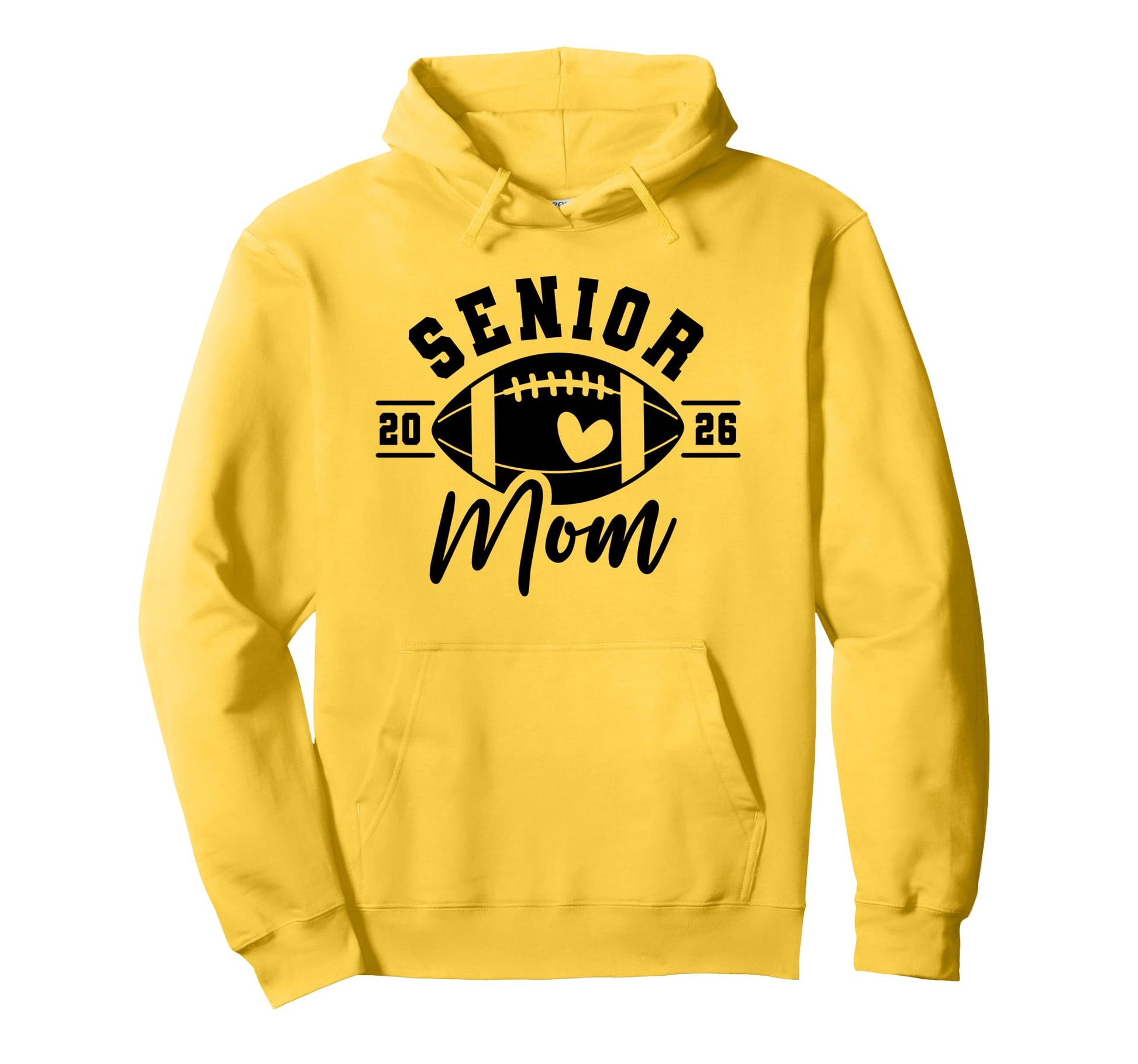 School Spirit Game Day Football Heart 2026 Hoodie - Trendy Graphic Unisex - T-Shirt, Sweatshirt, Hoodie