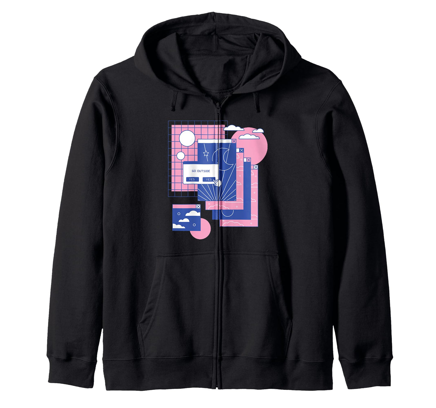 Vaporwave Aesthetic 80S 90S Sweatshirt - Unique Graphic for Adults - T-Shirt, Sweatshirt, Hoodie