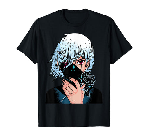 Alt Aesthetic Black Roses Manga Anime T-Shirt - Graphic Print for Adults - T-Shirt, Sweatshirt, Hoodie