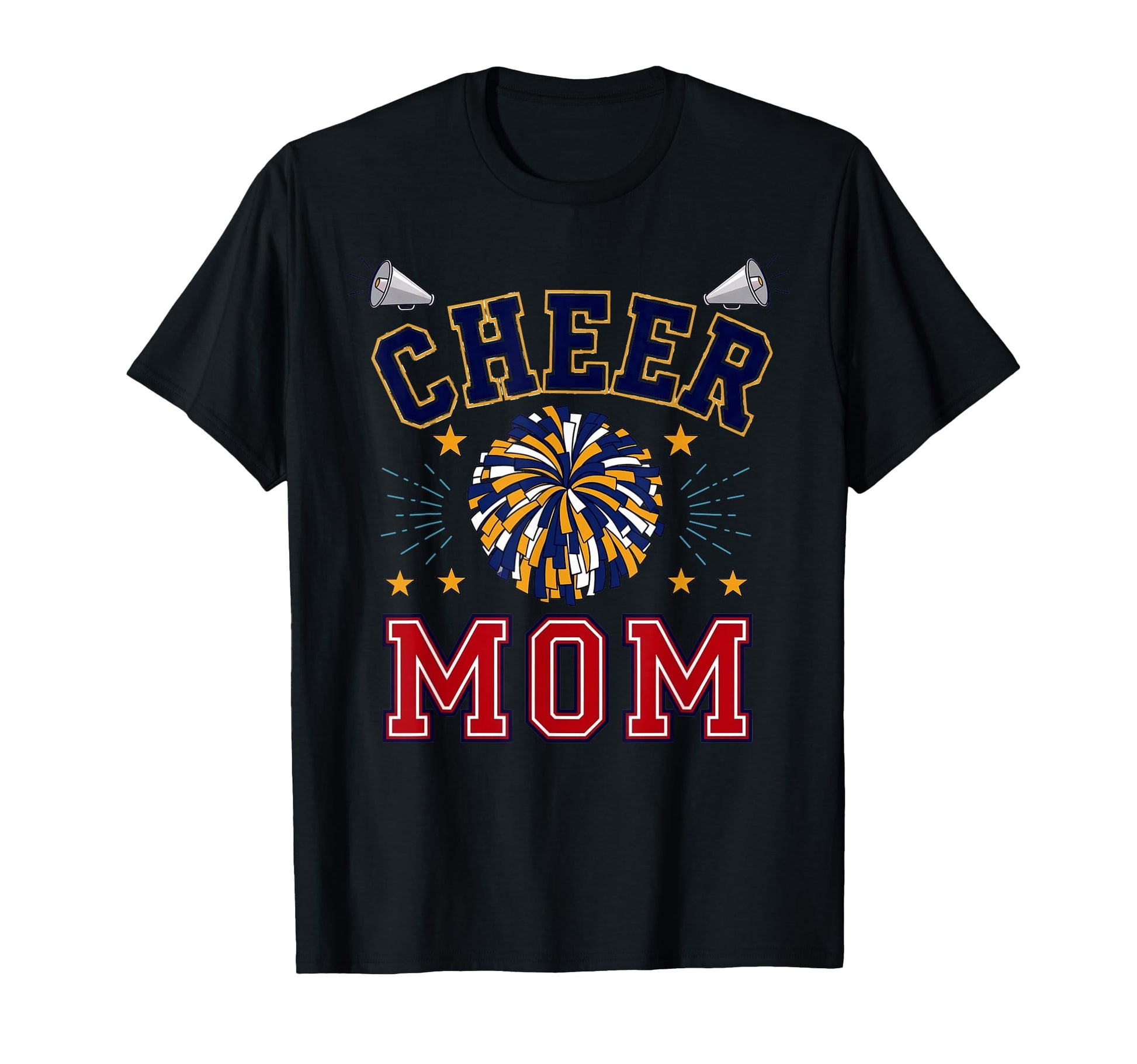 Cheer Mom Funny Mothers Day Cheerleader T-Shirt - Unique Graphic Unisex - T-Shirt, Sweatshirt, Hoodie
