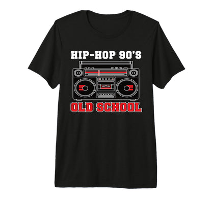 Hip Hop 90S Old School Vinyl T-Shirt - Casual Everyday Wear Men Women - T-Shirt, Sweatshirt, Hoodie