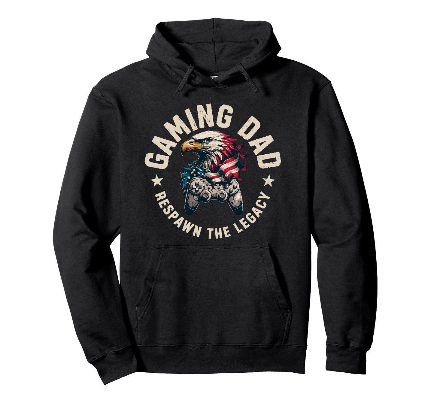 Respawn Legacy Patriotic Usa Gaming Dad Hoodie - Minimalist Print Unisex - T-Shirt, Sweatshirt, Hoodie