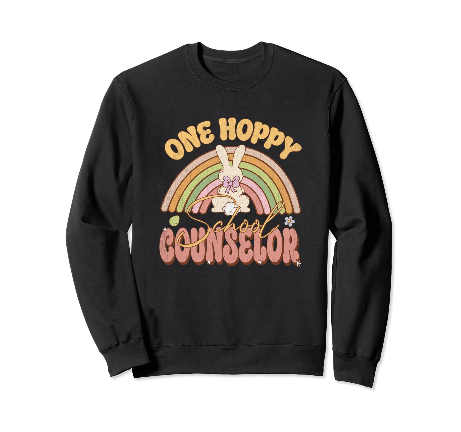 One Hoppy School Counselor Easter Sweatshirt - Fun Novelty Design Unisex - T-Shirt, Sweatshirt, Hoodie