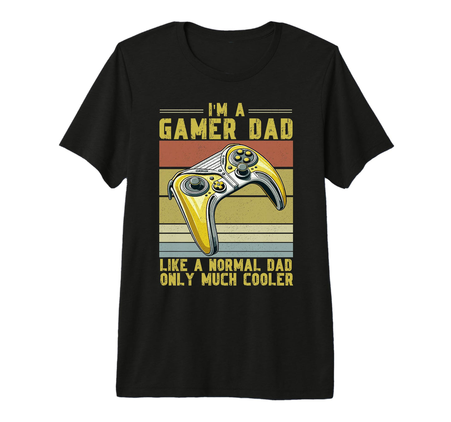 Gamer Dad Like Normal Dad But Much T-Shirt - Graphic Print Men Women - T-Shirt, Sweatshirt, Hoodie
