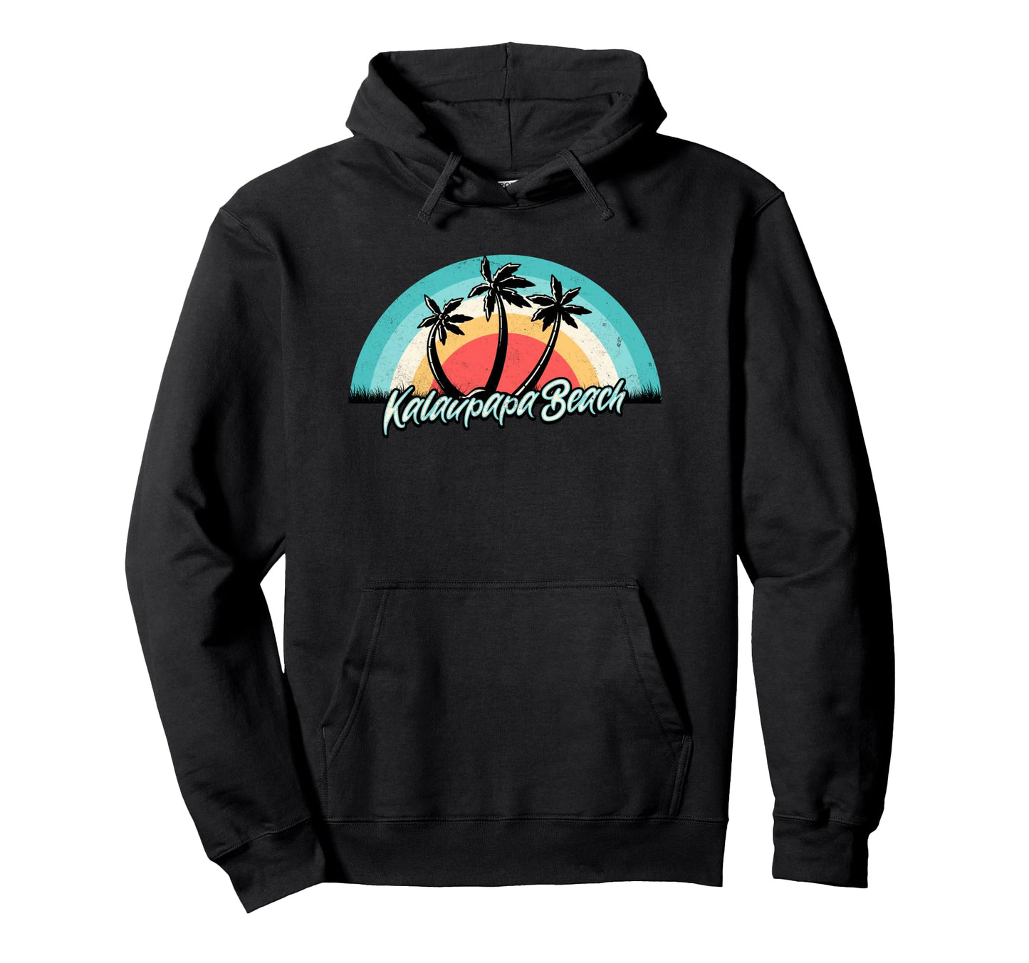 Matching Vacation Sunset Kalaupapa Hoodie - Minimalist Print for Adults - T-Shirt, Sweatshirt, Hoodie