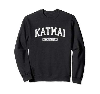 Katmai National Park Sports Sweatshirt - Minimalist Print Unisex - T-Shirt, Sweatshirt, Hoodie