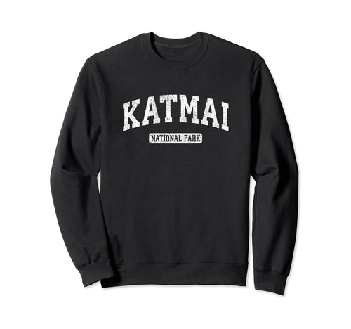 Katmai National Park Sports Sweatshirt - Minimalist Print Unisex - T-Shirt, Sweatshirt, Hoodie