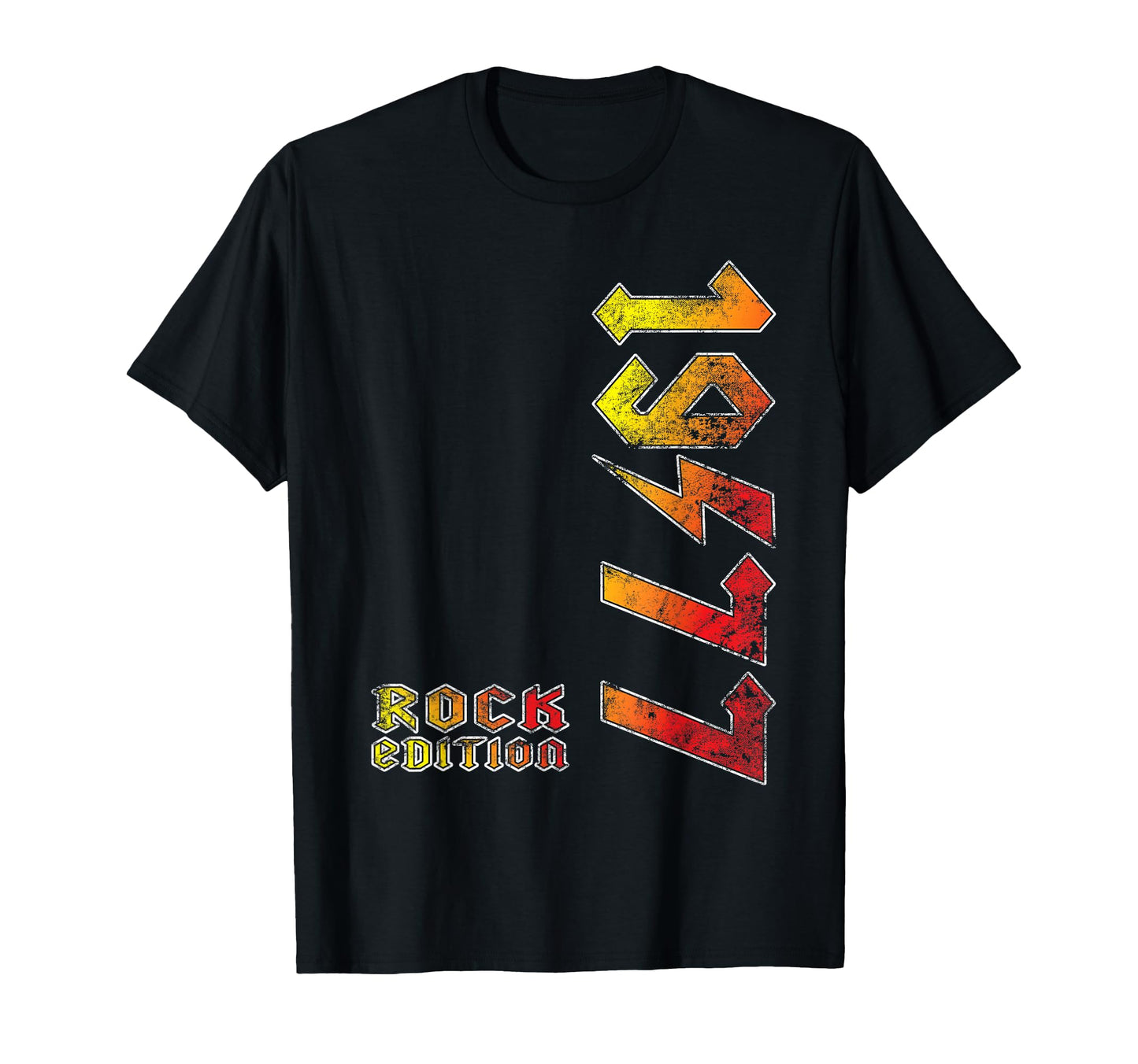 1977 Rock Music Lovers Gift T-Shirt - Streetwear Style Men Women - T-Shirt, Sweatshirt, Hoodie