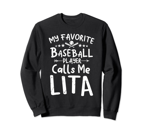 My Favorite Baseball Player Calls Me Sweatshirt - Graphic Print Unisex - T-Shirt, Sweatshirt, Hoodie