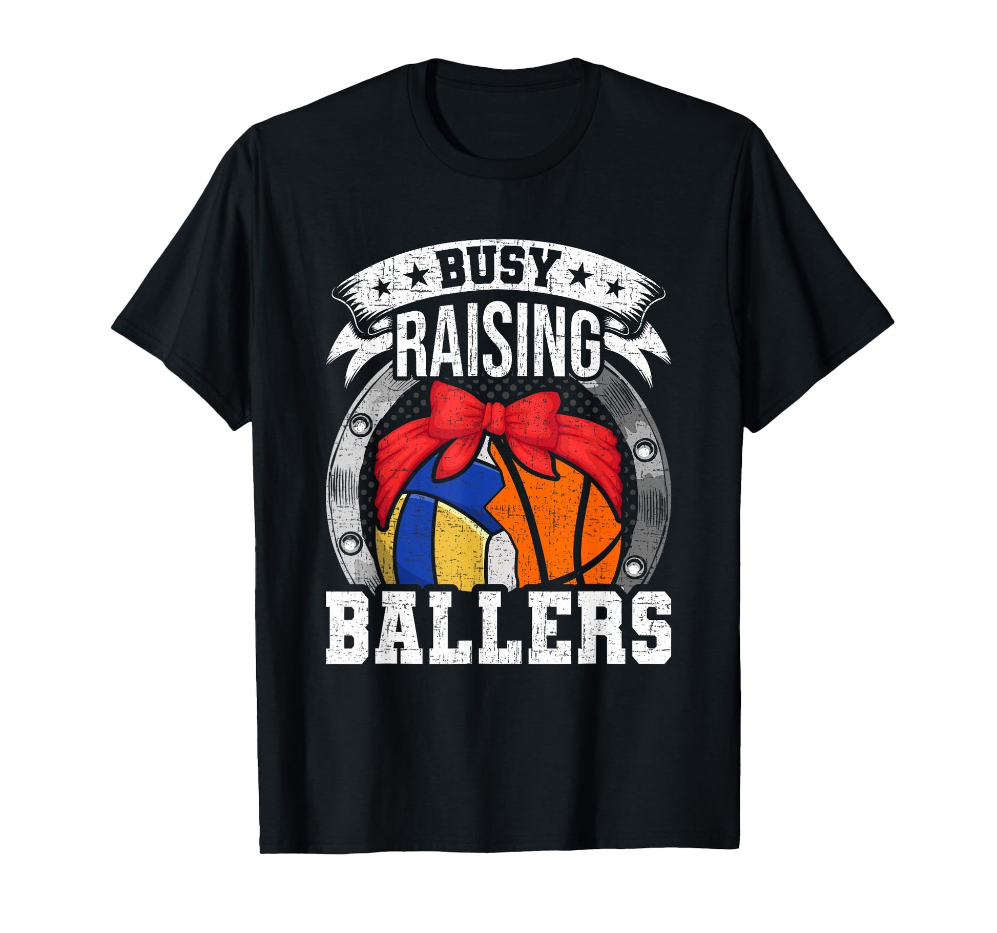 Busy Raising Ballers Volleyball Coach T-Shirt - Novelty Apparel Men Women - T-Shirt, Sweatshirt, Hoodie