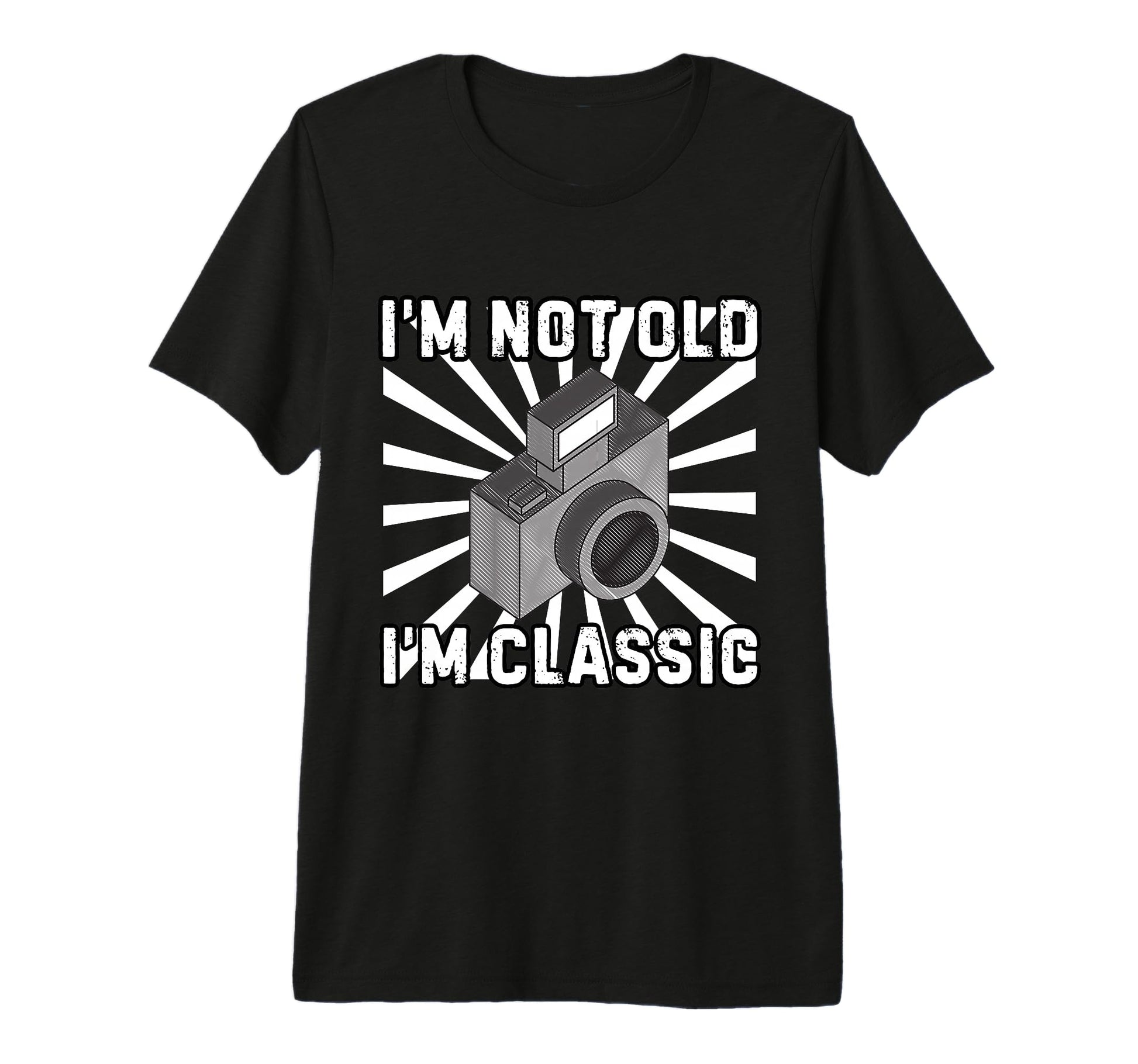 Camera Photographer Im Not Old Im Tri T-Shirt - Novelty Apparel for Adults - T-Shirt, Sweatshirt, Hoodie