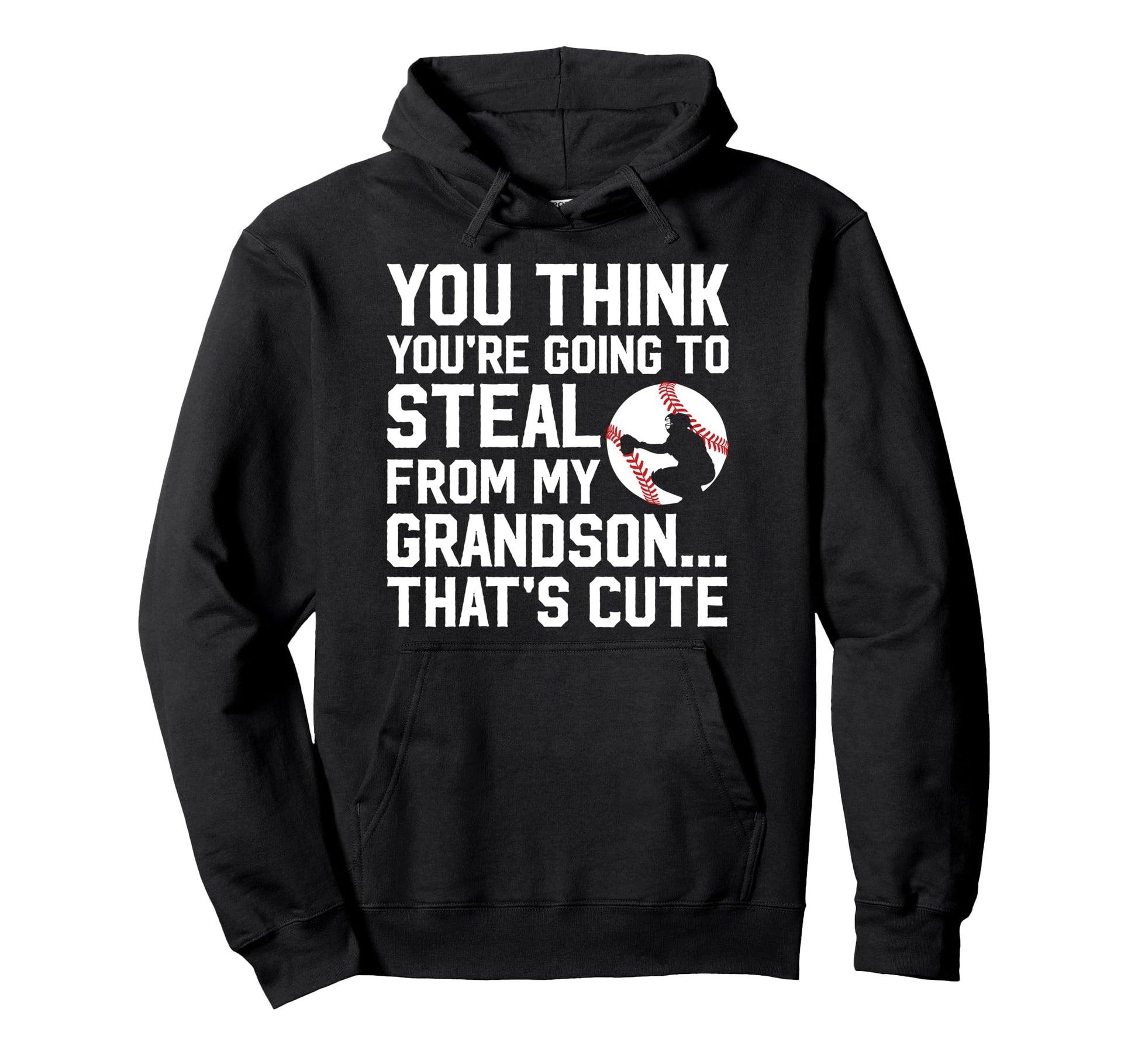Baseball Catcher Grandma Funny Hoodie - Aesthetic Graphic Men Women - T-Shirt, Sweatshirt, Hoodie