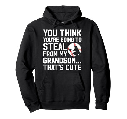 Baseball Catcher Grandma Funny Hoodie - Aesthetic Graphic Men Women - T-Shirt, Sweatshirt, Hoodie