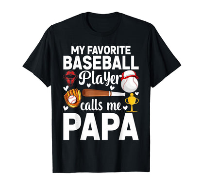 My Favorite Baseball Player Calls Me T-Shirt - Custom Art Print Unisex - T-Shirt, Sweatshirt, Hoodie