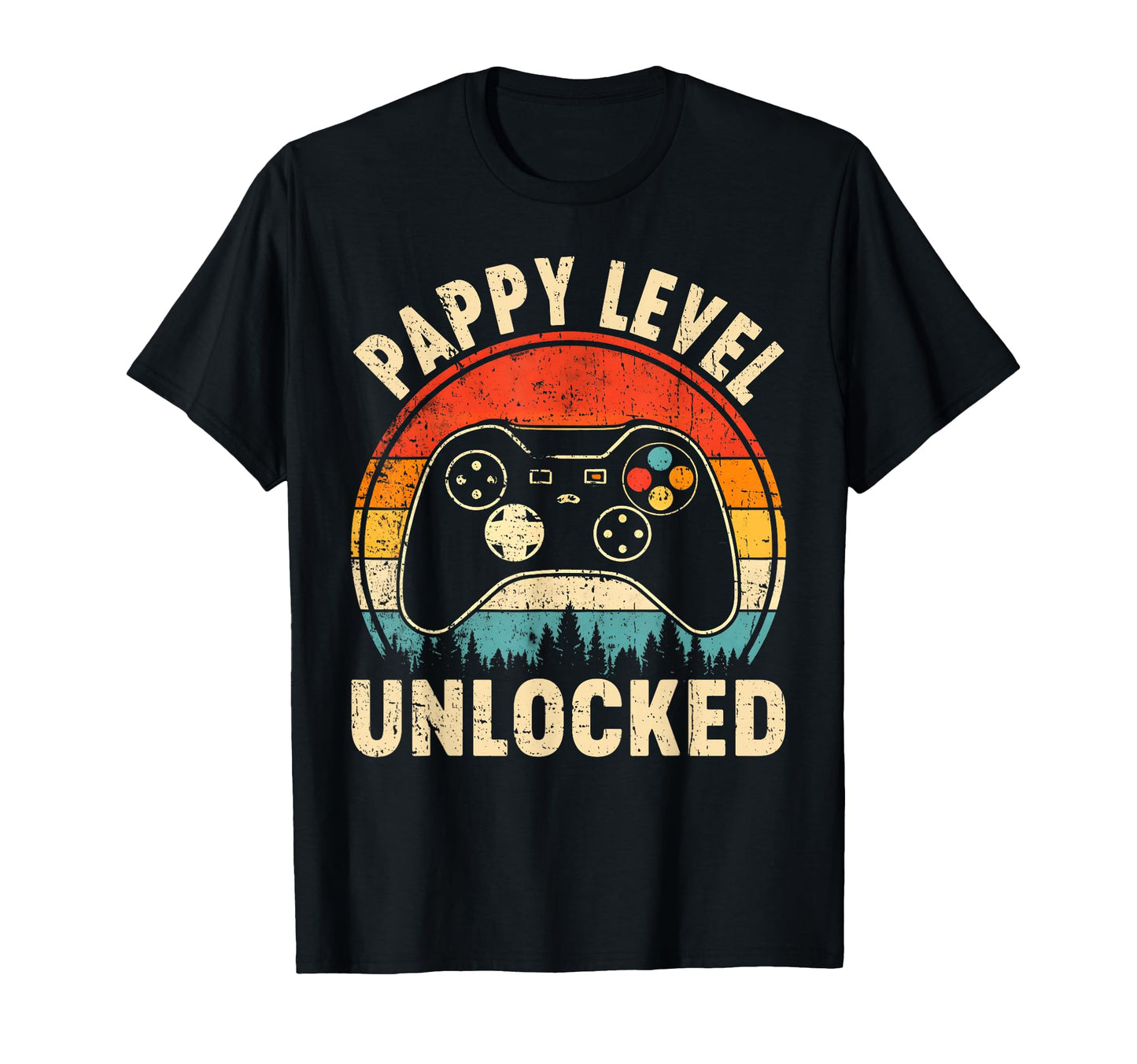 Pappy Level Unlocked Fathers Day T-Shirt - Custom Art Print Men Women - T-Shirt, Sweatshirt, Hoodie