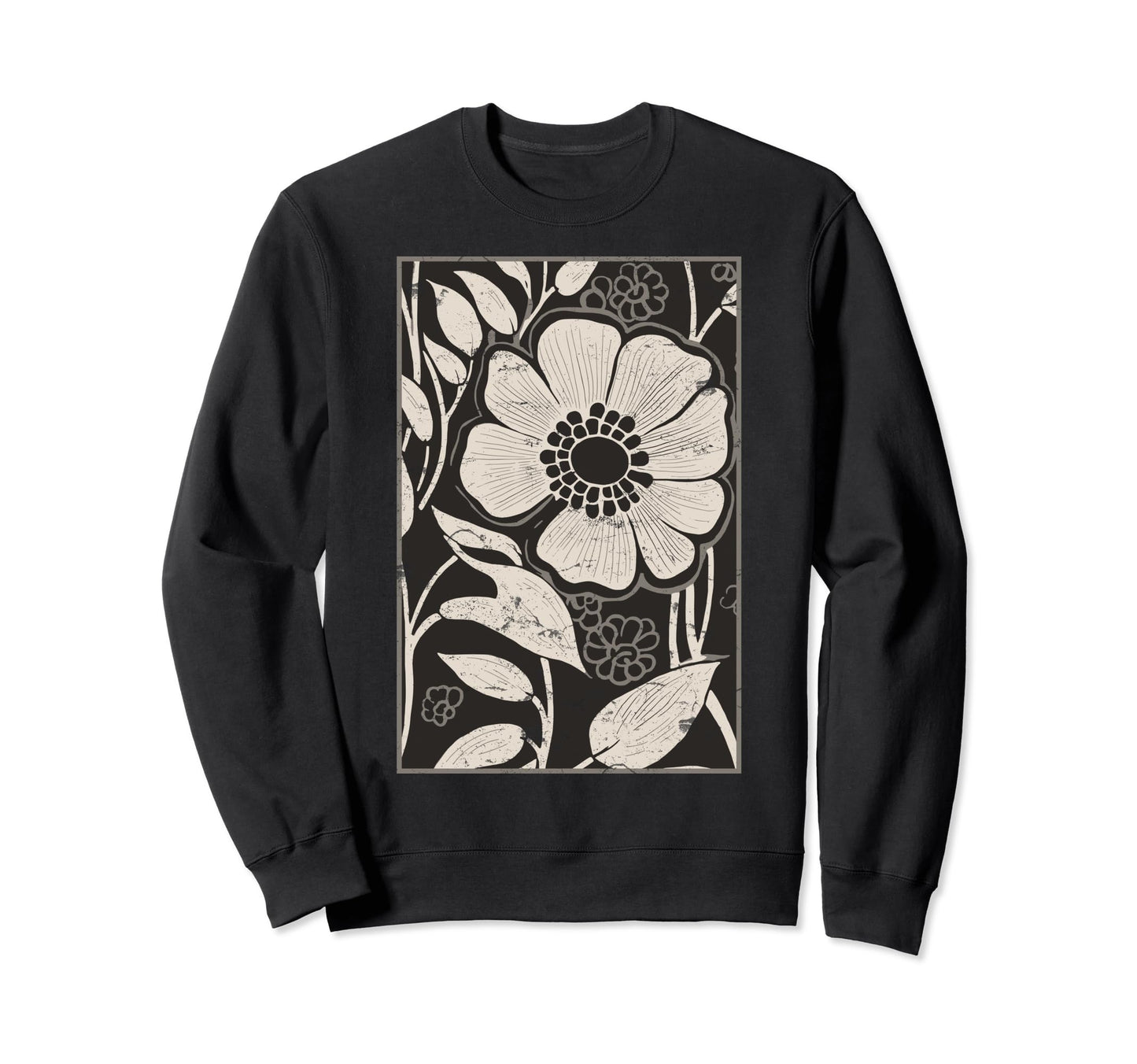 Bohobloom Vibe Boho Art Floral Sweatshirt - Casual Everyday Wear for Adults - T-Shirt, Sweatshirt, Hoodie