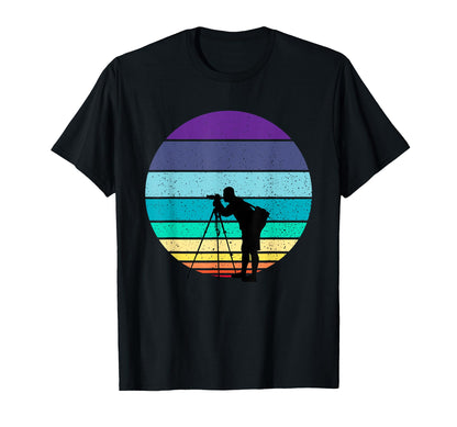 Silhouette Photographer Camera T-Shirt - Novelty Apparel Men Women - T-Shirt, Sweatshirt, Hoodie