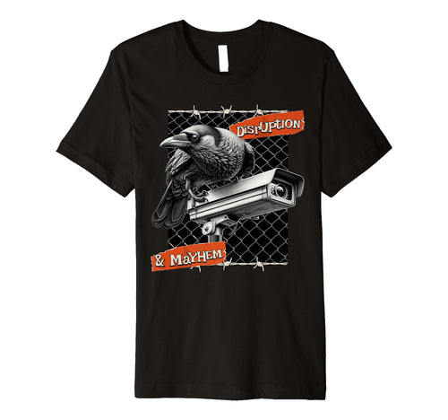 Bird And Security Camera Lovers T-Shirt - Fun Novelty Design Unisex - T-Shirt, Sweatshirt, Hoodie