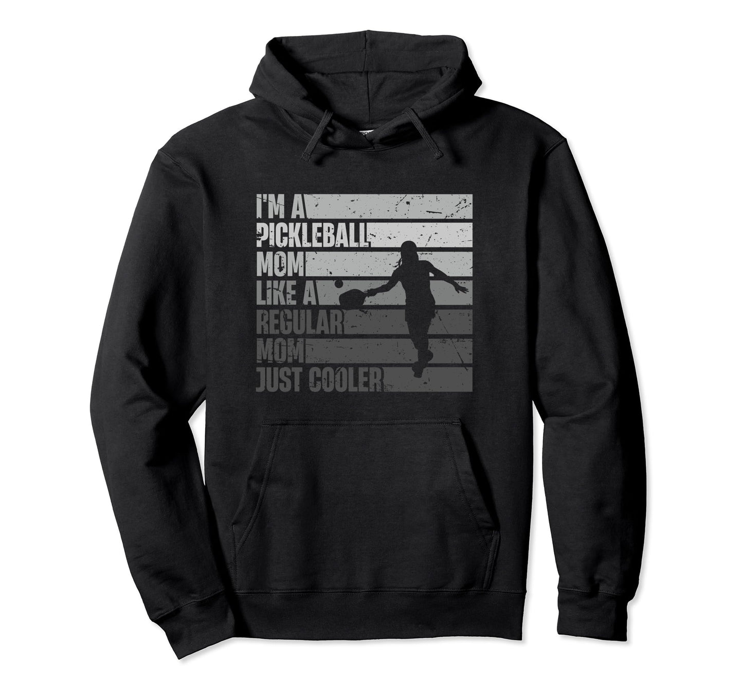 Sports Game Im Pickleball Mom Funny Hoodie - Custom Art Print for Adults - T-Shirt, Sweatshirt, Hoodie