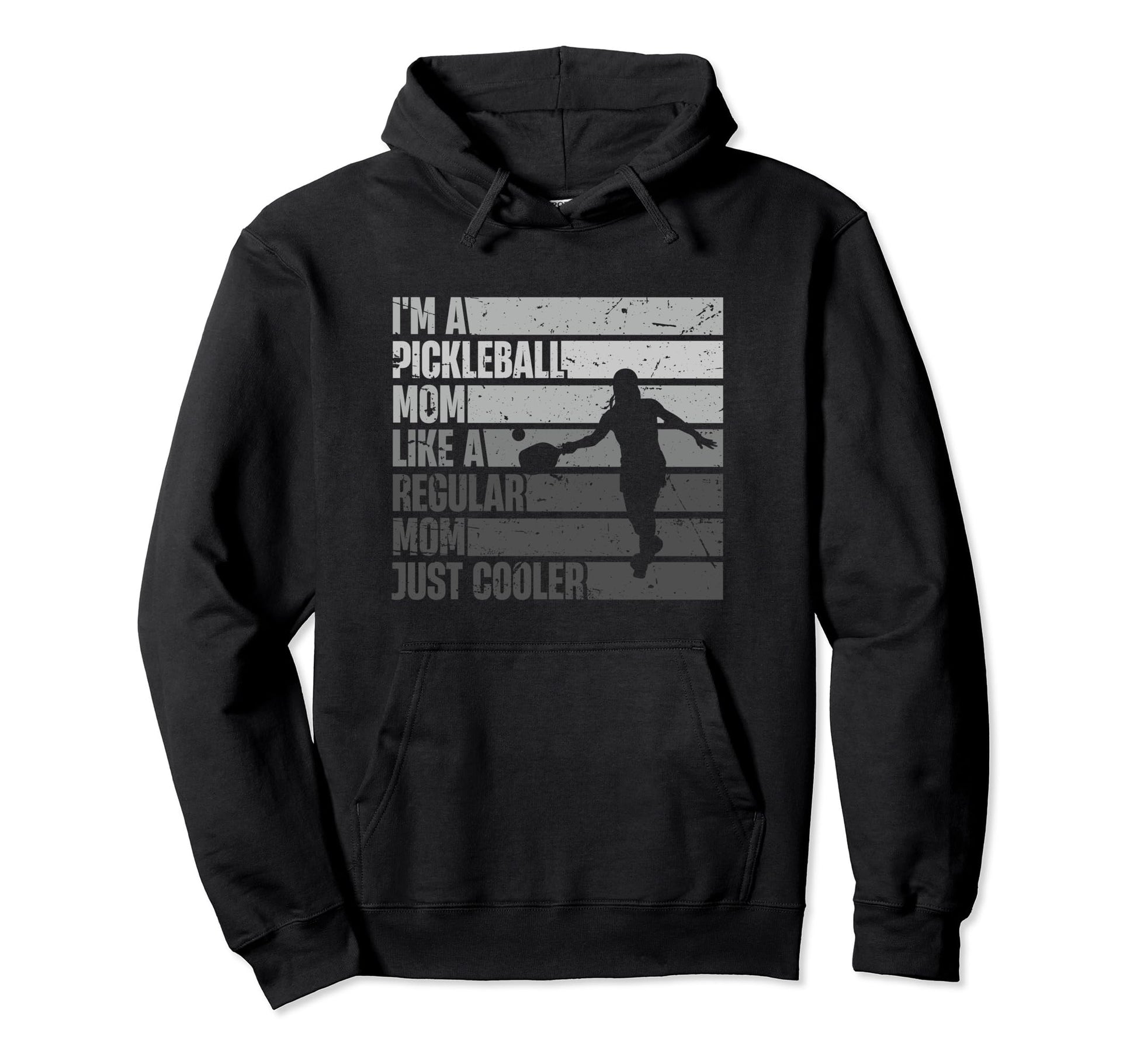 Sports Game Im Pickleball Mom Funny Hoodie - Custom Art Print for Adults - T-Shirt, Sweatshirt, Hoodie
