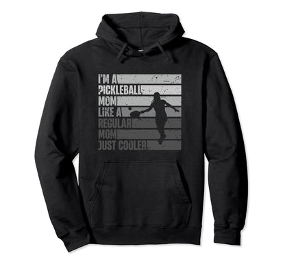 Sports Game Im Pickleball Mom Funny Hoodie - Custom Art Print for Adults - T-Shirt, Sweatshirt, Hoodie