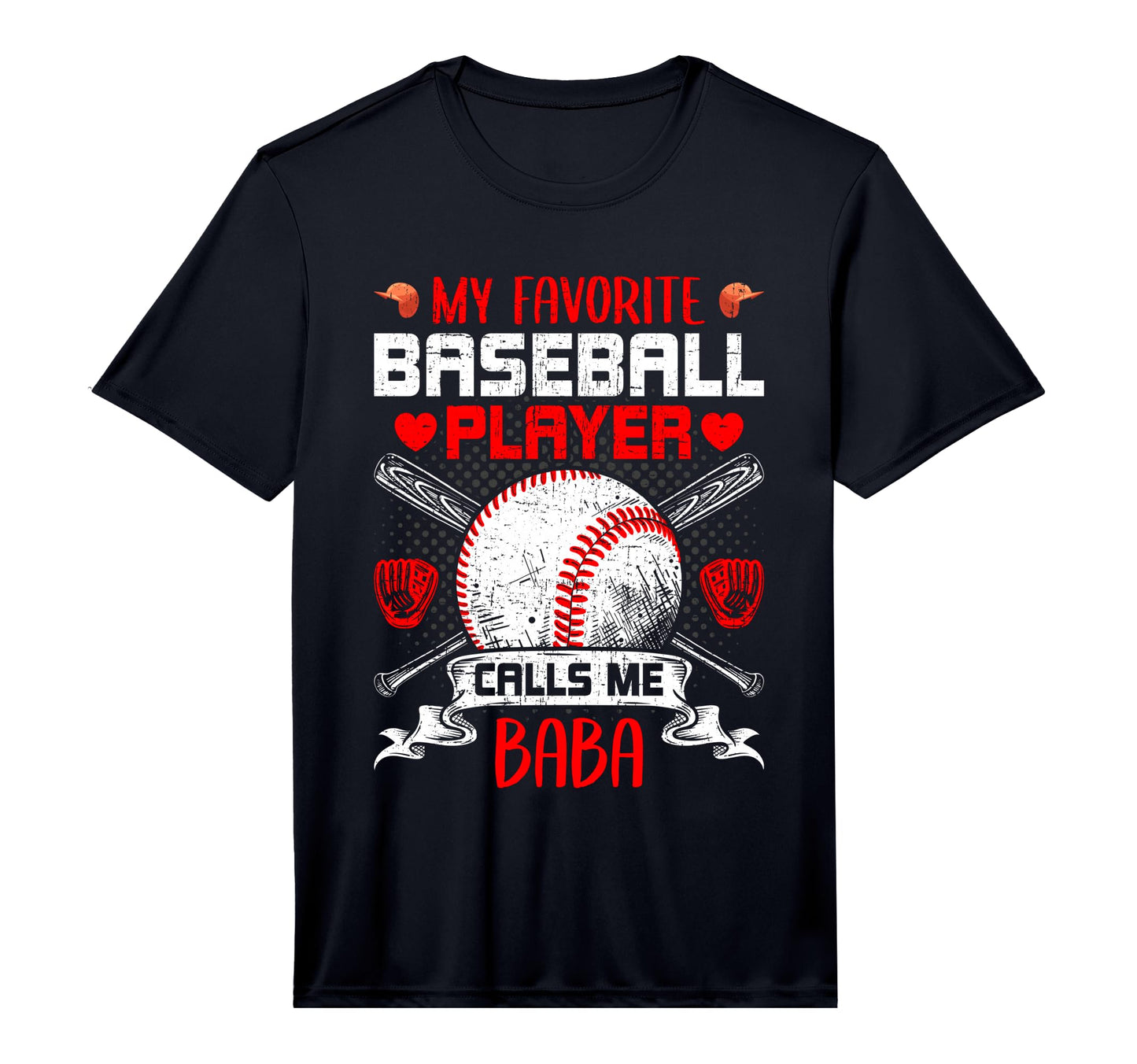 Mens My Favorite Baseball Player T-Shirt - Minimalist Print for Adults - T-Shirt, Sweatshirt, Hoodie