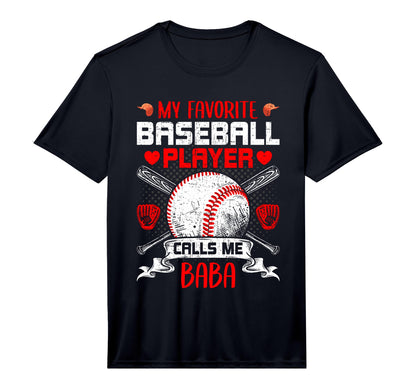 Mens My Favorite Baseball Player T-Shirt - Minimalist Print for Adults - T-Shirt, Sweatshirt, Hoodie