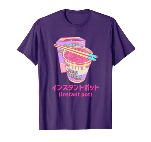 Noodles Soup Noodles Instant Pot Vaporwave T-Shirt - Graphic Print Unisex - T-Shirt, Sweatshirt, Hoodie
