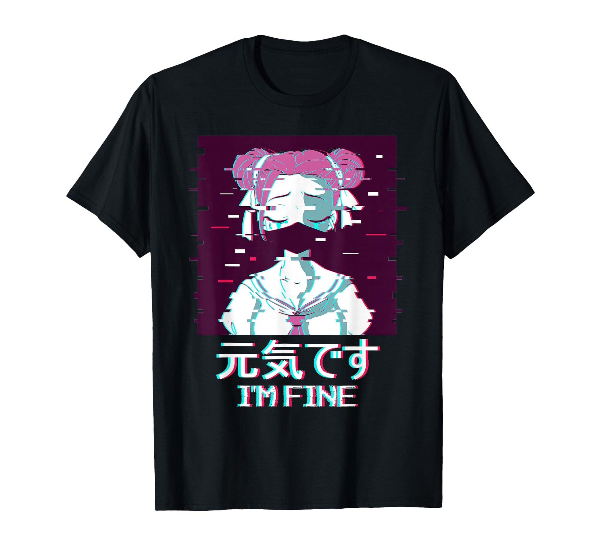 Japanese Geisha Anime Vaporwave T-Shirt - Novelty Apparel Men Women - T-Shirt, Sweatshirt, Hoodie