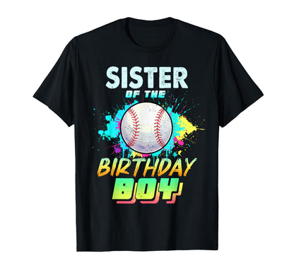 Sister Birthday Baseball Matching T-Shirt - Aesthetic Graphic Men Women - T-Shirt, Sweatshirt, Hoodie