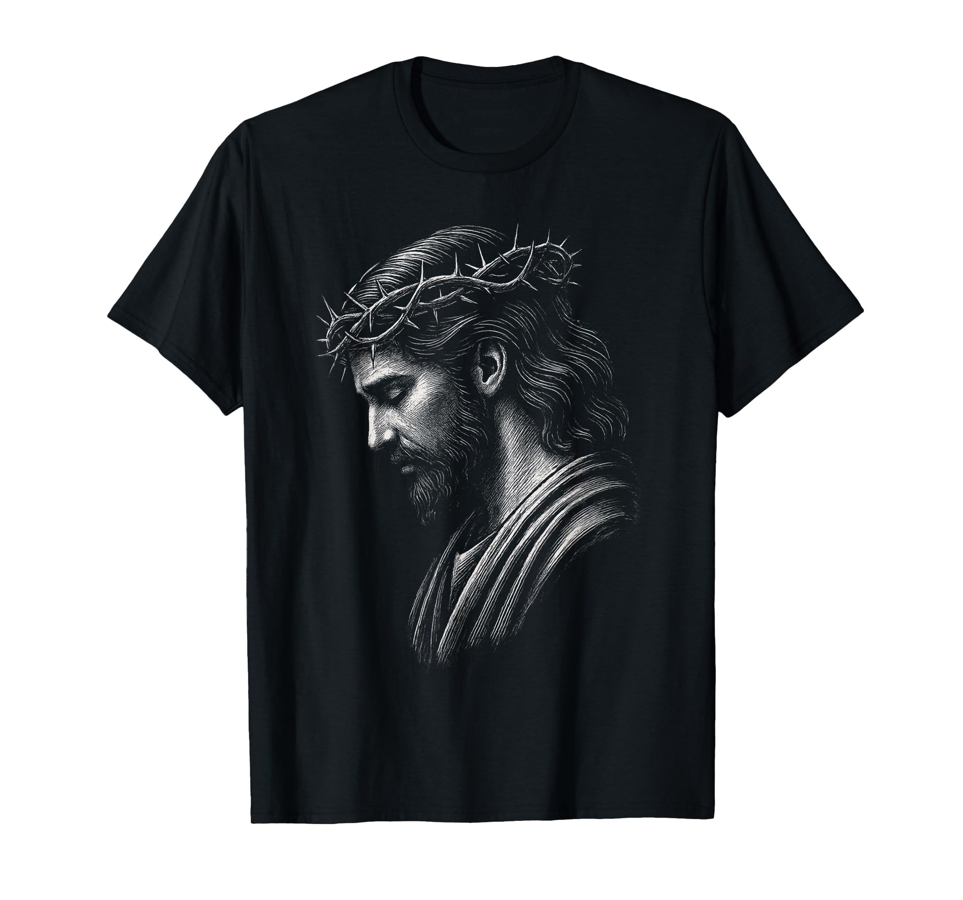 Jesus Face 90S Grunge Jesus Christ T-Shirt - Casual Everyday Wear Unisex - T-Shirt, Sweatshirt, Hoodie