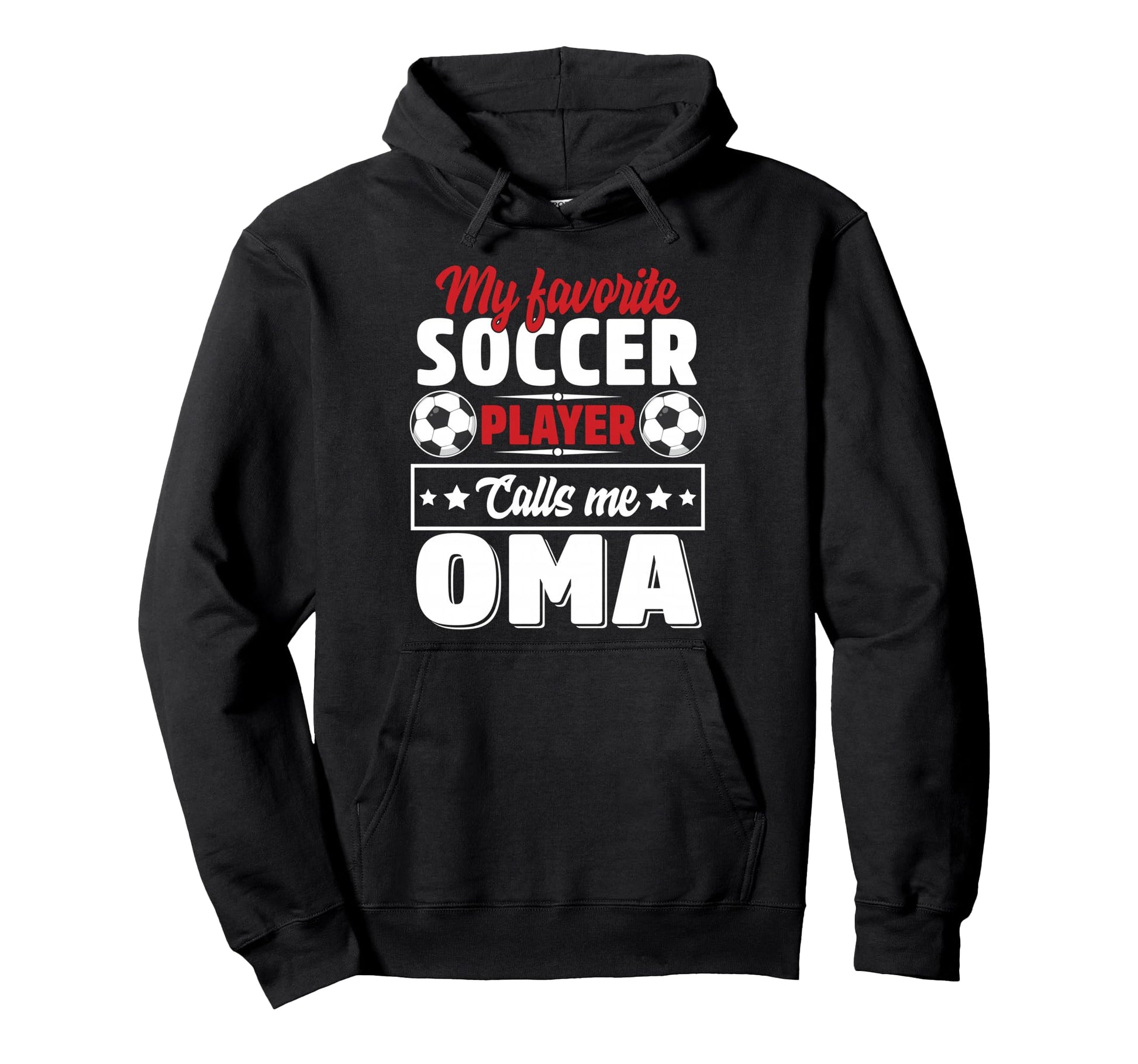 My Favorite Soccer Player Calls Me Hoodie - Minimalist Print for Adults - T-Shirt, Sweatshirt, Hoodie