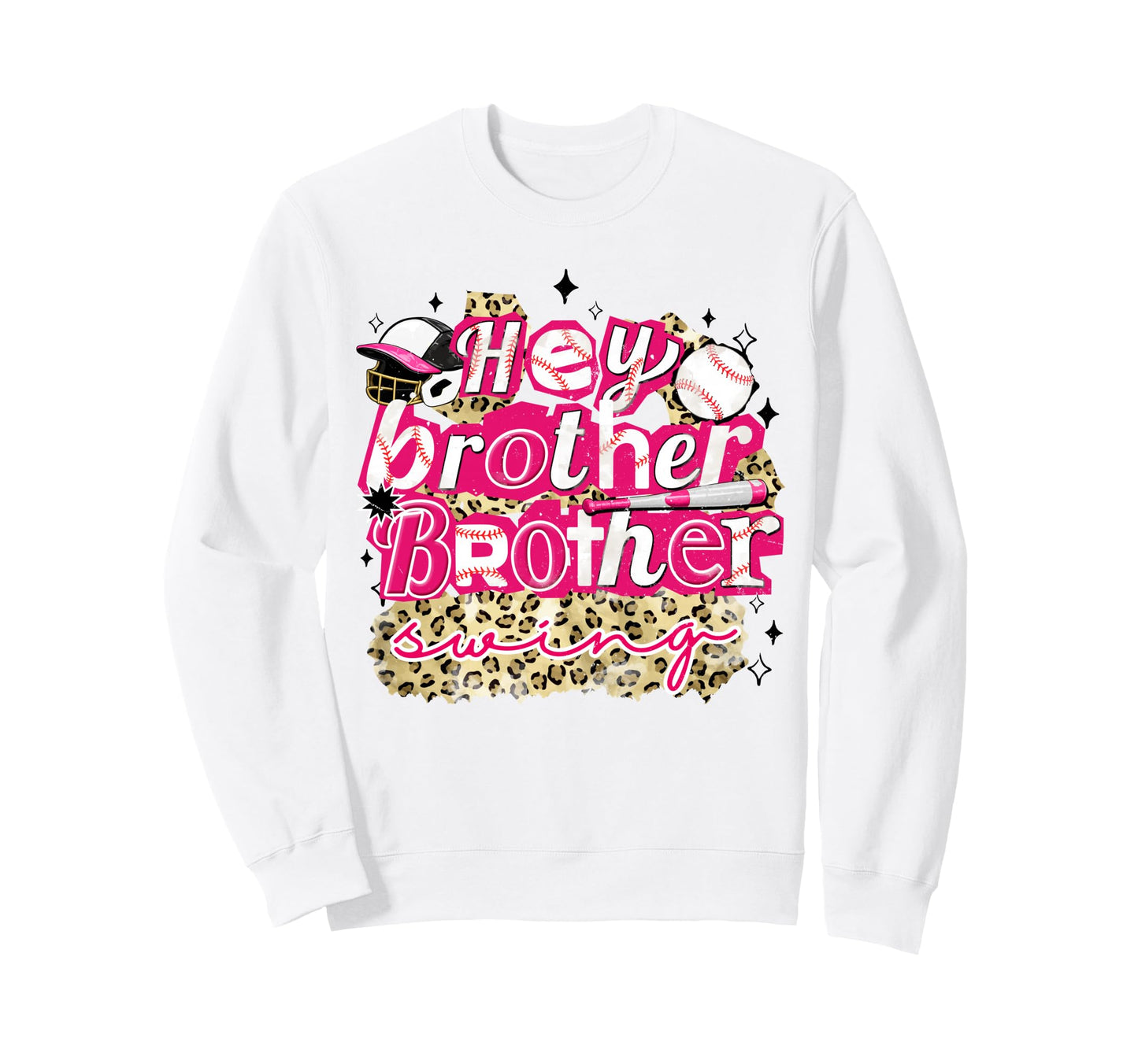 Hey Brother Brother Swing Sweatshirt - Casual Everyday Wear for Adults - T-Shirt, Sweatshirt, Hoodie