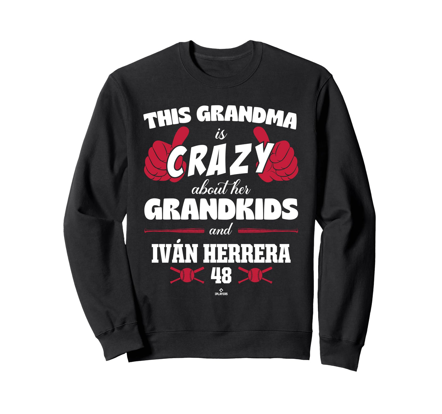 Grandma Crazy Iv N Herrera St Sweatshirt - Aesthetic Graphic for Adults - T-Shirt, Sweatshirt, Hoodie