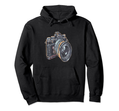 Photography Photographer Photos Camera Hoodie - Custom Art Print Unisex - T-Shirt, Sweatshirt, Hoodie