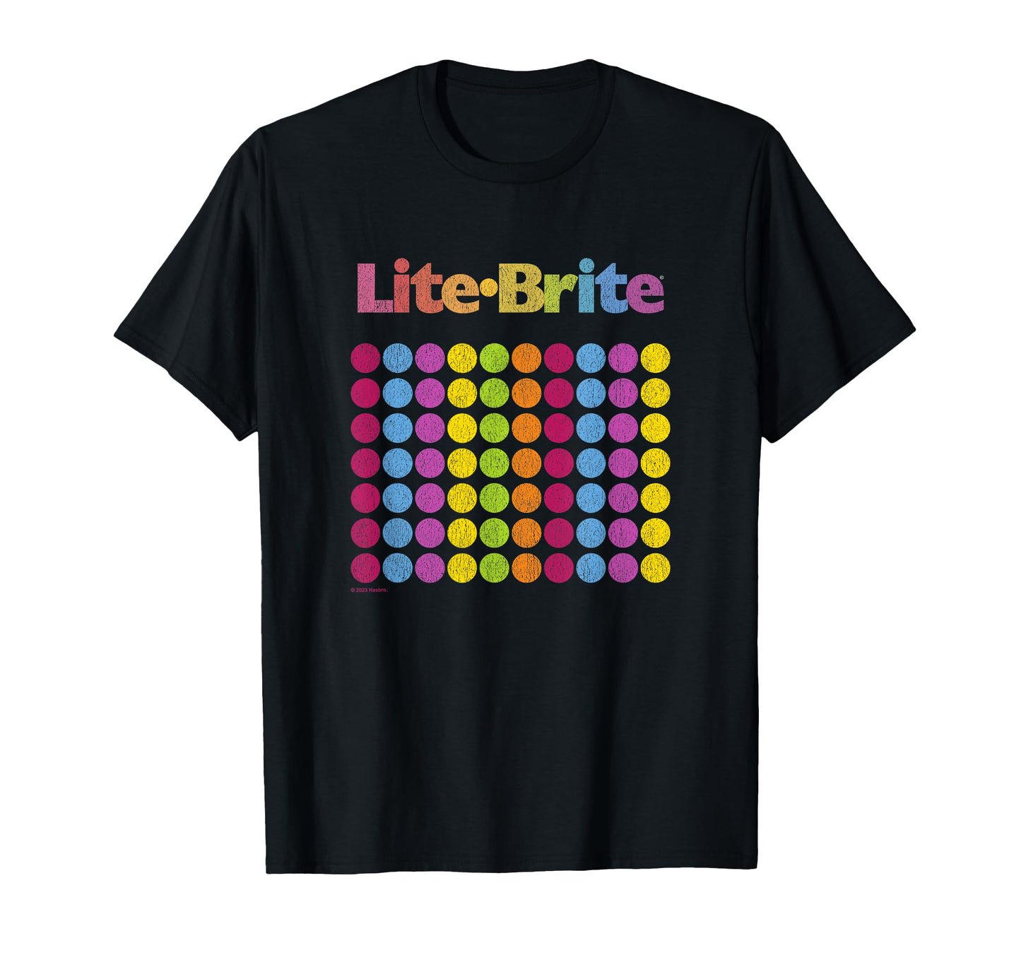 Lite Brite Toy Rainbow Dot Grid T-Shirt - Casual Everyday Wear for Adults - T-Shirt, Sweatshirt, Hoodie