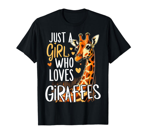 Giraffe Animal Just Who Loves T-Shirt - Casual Everyday Wear Men Women - T-Shirt, Sweatshirt, Hoodie