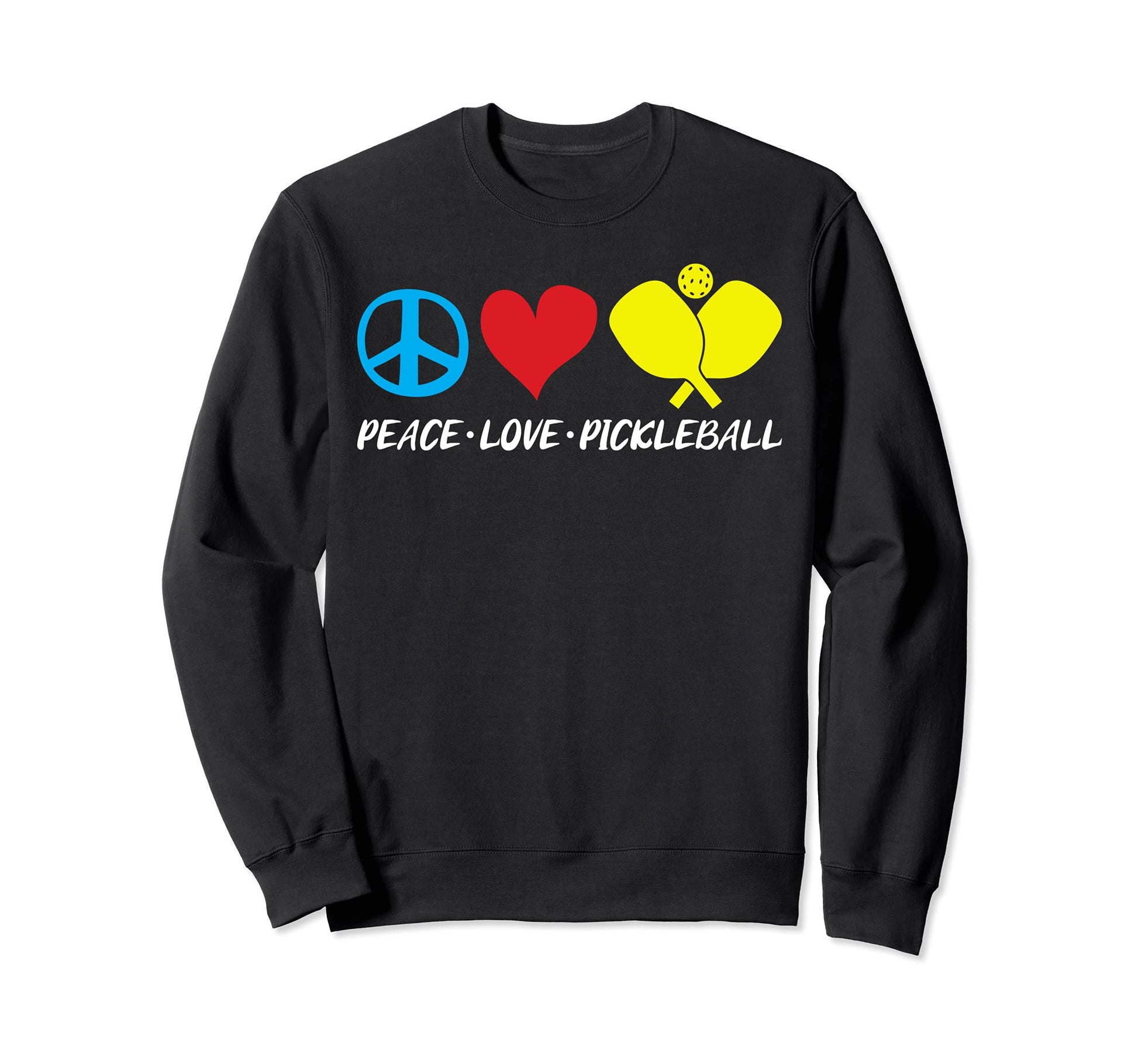 Pickleball Paddleball Sports Sweatshirt - Custom Art Print for Adults - T-Shirt, Sweatshirt, Hoodie