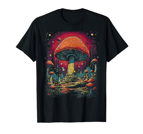 90S Grunge Mushroom Art Aesthetic T-Shirt - Aesthetic Graphic Men Women - T-Shirt, Sweatshirt, Hoodie